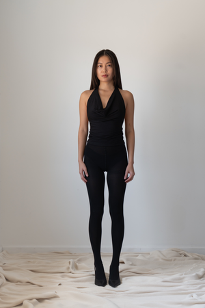Leng Top in Noir